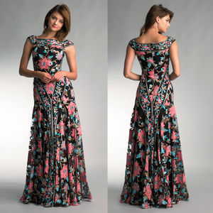 Basix Black Label Floral Pattern Dress